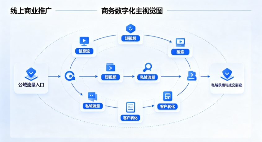 曲周县线上商业推广怎么做？全域流量闭环搭建与低成本转化实战指南